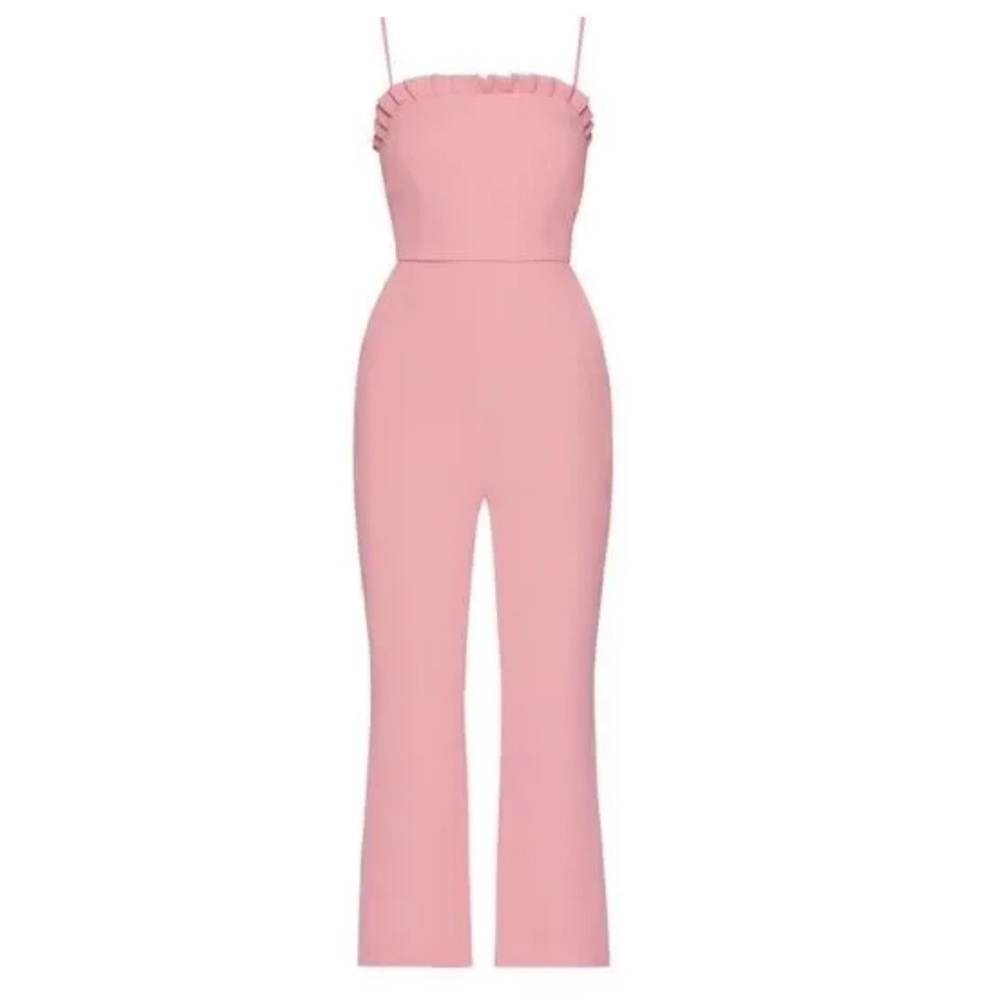 Bcbgeneration Spaghetti Strap Cropped Jumpsuit Si… - image 3